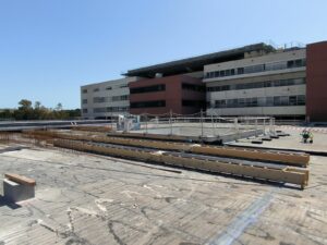 Démarrage chantier Hôpital Ste Anne - Création de longrines